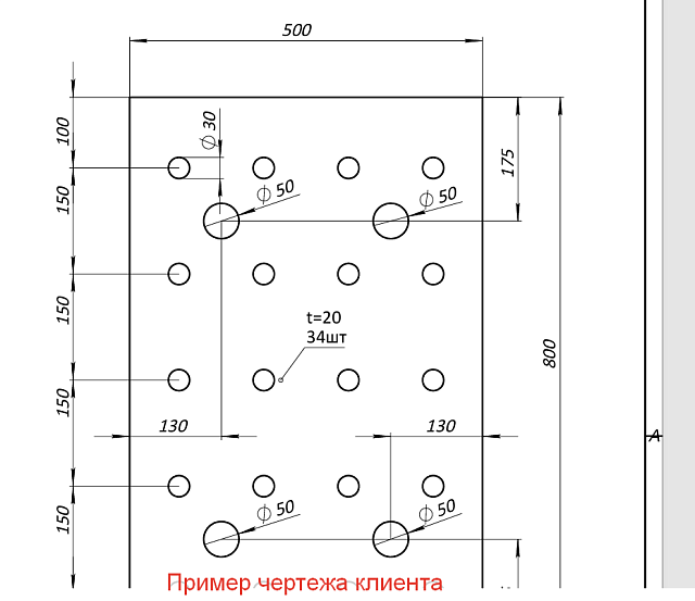 Лазерная резка листа 